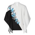 thumbnail image 4 of Usmixi Womens Tops Dressy Casual Fashion Batwing Sleeve Loose Fit Lightweight Comfy Pullover Shirts Summer Elbow-Length Crewneck Tops Solid Blouse White XXL, 4 of 6