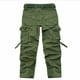 thumbnail image 3 of Pantalones largos para hombre, bolsillos laterales, pies pequeños, ajustados, largos, para hombre, 3 of 8