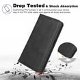 thumbnail image 5 of Allytech Case Compatible with OnePlus 12, [Card Slots] [Magnetic Closure] [Kickstand Function] Business PU Leather Soft TPU Inner Shockproof Anti-Scratch Protective Case for OnePlus 12, Black, 5 of 7