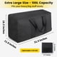 thumbnail image 2 of Bolsa de viaje Vorspack extra grande de 100 litros, color negro, 2 of 7