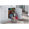 thumbnail image 3 of closetmaid  premium silver 11.5-inch single-tier cabinet pull-out basket, 3 of 3