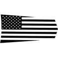 thumbnail image 3 of TINKI American Flag Hood Decals Compatible with Chevrolet Corvette C8 2020 2021 2022, Car Hood Decal Sticker, Auto Hood American Flag Sticker Accessories, 1PCS, 3 of 4