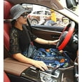 thumbnail image 5 of ZHAOCHENG (Gris) Ajustador de cinturón de seguridad para niños, paquete de 2 ajustadores triangulares de cinturón de seguridad para adultos pequeños, ajustador automático de correa de hombro, arnés de, 5 of 5