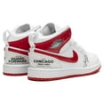 thumbnail image 3 of Little Kid's Jordan 1 Mid SS White/University Red (DR6495 116) - 12.5, 3 of 4