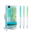 thumbnail image 3 of Fufafayo Erasable Gel Pens 12-Pack, Tea Scented Push-Up Pens, Teen Writing Pens, 0.5mm ST Nib Blue Black Ink, Smooth Writing Stationery for Study Office Home, 3 of 6