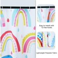 thumbnail image 3 of Rainbow Shower Curtains Boho Abstract Rainbow Shower Curtain for Bathroom Colorful Cute Kids Rainbow Bathroom Curtain Sets Waterproof Farbric for Bathroom Bathtub with Hooks, 72x72 inches, 3 of 6
