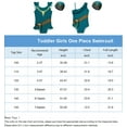 thumbnail image 7 of SUEE Girls One Piece Swimwear Bathing Suit Kids Merida Swimsuits,2-8Years, 7 of 7