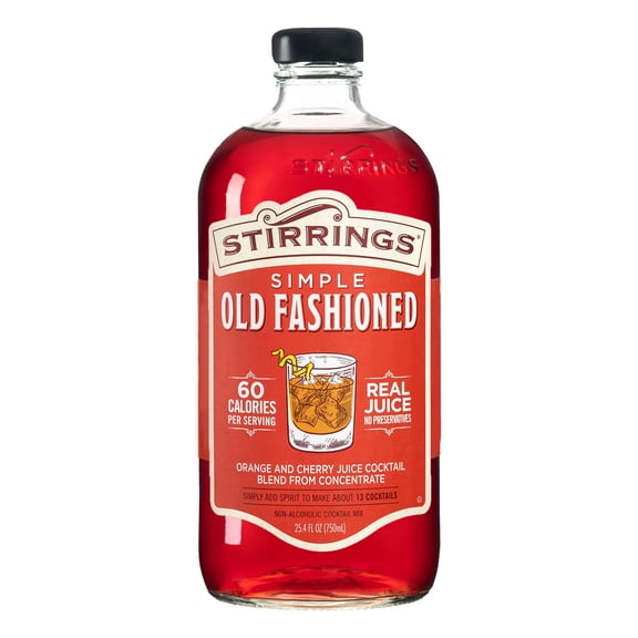 Stirrings Old Fashioned Cocktail Mixer, 750ml