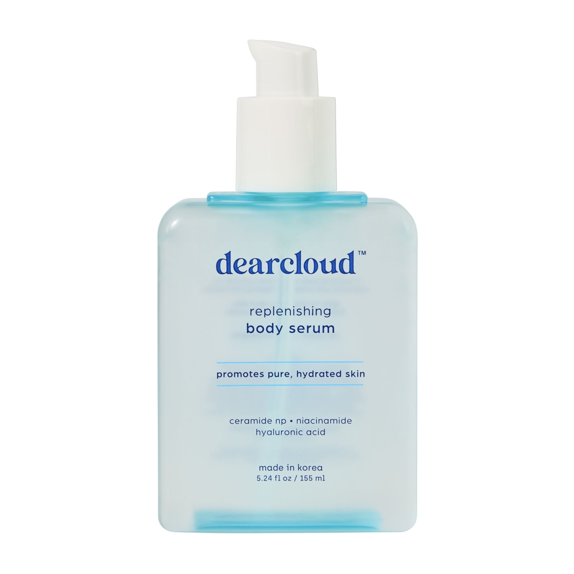 dearcloud Replenishing Body Serum – Niacinamide Serum with Hyaluronic Acid (5.24 fl oz)