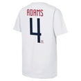 thumbnail image 3 of Youth Tyler Adams White USMNT Name & Number T-Shirt, 3 of 3