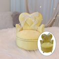 thumbnail image 6 of European Jewelry Box, Organizer Display for Rings Earrings Bracelet Girls Women Bedroom Room Decor Perfect Birthday Gifts - Chair Cream Yellow, 6 of 6