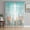 Green Teal, variant on Sheer Curtains 108 Inches Long 2 Panels Set for Living Room, Summer Nautical Semi Sheer Curtains for Windows, Coastal Beach Starfish Coral Shell Blue Voile Window Treatments Rod Pocket Curtain