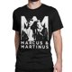 thumbnail image 5 of Camiseta de Marcus & Martinus para hombre y mujer, diseño moderno, algodón, manga corta, cuello redondo, talla 6XL, 5 of 7