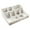 White, variant on TOOL1SHOoo Condiment Organizer with 9 Compartment,Pine Wooden Condiment Holder for coffee counters,kitchen,offices,hotel lobbies,White