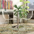 thumbnail image 2 of Heavenly Collection Clear & Gold Dining Chair, 2 of 9