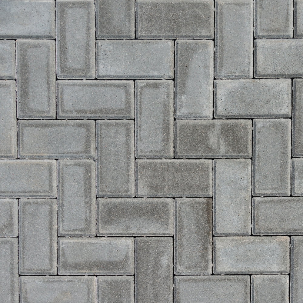 Master Concrete Holland Paver Gray, 4in x 8in x 1.6in