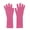 Rose red, variant on Stretchy Acrylic Gloves Windproof Design Windproof Comfortable For Adults