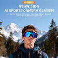 thumbnail image 2 of Smart Glasses for Cycling with Camera, WiFi Transfer, Voice Assistant, LED Light, Photo and Video Recording, 2 of 23