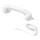 thumbnail image 1 of Auricular de teléfono retro con volumen ajustable para llamadas de teléfonos inteligentes Blanco, 1 of 8