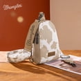 thumbnail image 4 of Wrangler Cow Print Crossbody Bags for Women Western Sling Bag with Adjustable Starp Cross Body Purse, Tan, 4 of 8