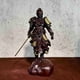 thumbnail image 3 of Ebony wood carving of Sun Wukong (the Monkey King) figurine, a popular item featured in live streams, and a desktop ornament., 3 of 4