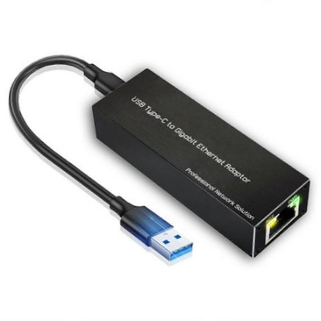 USB-C to RJ45 Gigabit Ethernet Adapter USB3.0 Type-C to 10/100/1000Mbps RJ45 Network Card