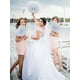 thumbnail image 2 of Abanicos plegables Cosweet White redondos/en forma de corazón (paquete de 50), 2 of 7