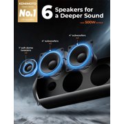 KEMIMOTO 28'' UTV Soundbar Speaker ATV SoundBar Sound System for Polaris Can Am