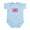 Sky Blue, variant on CafePress - Ipswichujbk Body Suit - Baby Light Bodysuit, Size Newborn - 24 Months