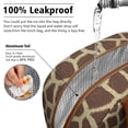 thumbnail image 5 of Giraffe Print Lunch Tote for Women - Insulated, Waterproof & Leakproof Thermal Lunch Bag with Rustic African Grassland Design, Durable & Stylish for Office, Work, School, 5 of 5