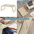 thumbnail image 4 of LEHOZIHEQ Laptop Desk for Bed Couch, Breakfast in Bed Tray with Foldable Legs, for Bed or Couch, Lap Desk, Home office Desks, Breakfast Tray Desk, 4 of 6
