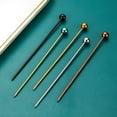 thumbnail image 2 of Juego de regalo de 15 Uds., accesorios Bloody Mary de Metal de acero inoxidable de 11cm, palillos de dientes de barra de brochetas de cóctel reutilizables para bebidas, 2 of 5
