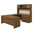thumbnail image 1 of Bush Business Series C 72" Right U-Shaped Desk with Hutch in Warm Oak, 1 of 7