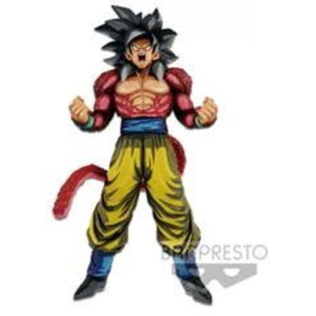 16.25" Red and Blue Dragon Ball GT Super Saiyan 4 Goku Figure