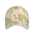 thumbnail image 2 of Balery Baseball Cap Adjustable Size for Running Workouts and Outdoor Activities All Seasons Dad Hat(Lemon Leaves), 2 of 9