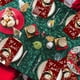 thumbnail image 5 of Servilletas de papel navideñas de muñeco de nieve (20 unidades), verdes, con impresión a doble cara, de 2 capas, desechables, para invitados de cocina, 7,9 x 4,3 pulgadas, plegadas, para fiestas, 5 of 6