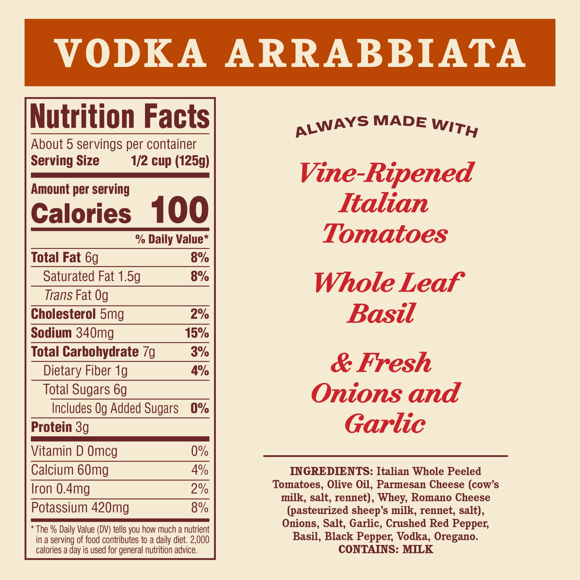(3 pack) Rao's Homemade Vodka Arrabbiata Sauce Made with Italian Tomatoes, 24 oz