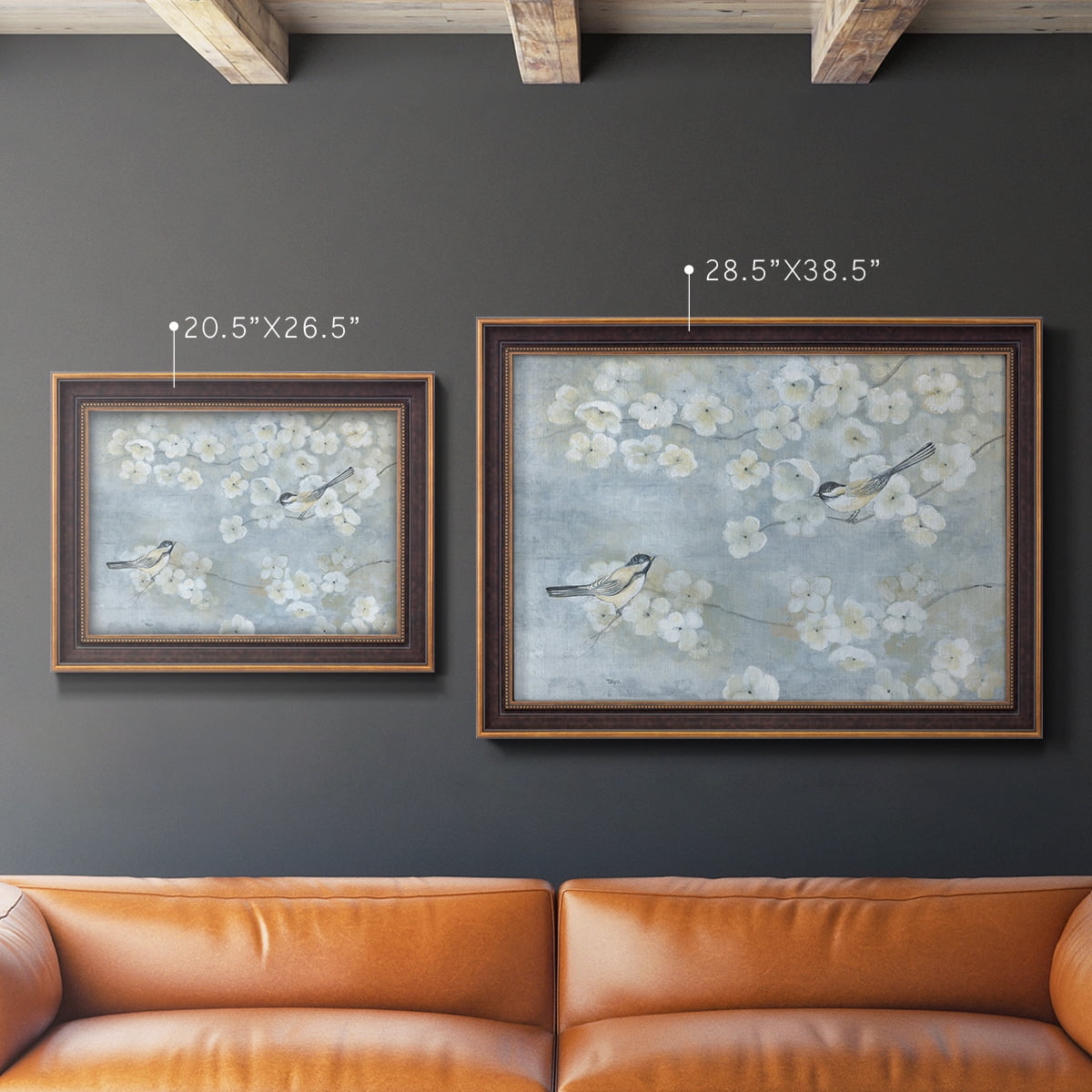 Springtime Chatter Premium Framed Canvas- Ready to Hang