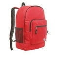 thumbnail image 2 of K-Cliffs Unisex Classic Large 18.5" School Backpack, Polyester, Red, 2 of 5
