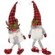 thumbnail image 3 of 2 PCS Muñeca sin rostro encantador Navidad enano Rudolph Doll Adornment Decoración del hogar Navidad, 3 of 7