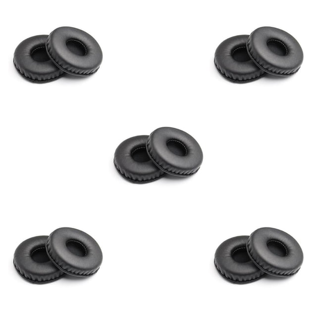 Tholdsy Almohadillas para los oídos, accesorios de cuero, orejera redonda transpirable, reemplazo de la cubierta auditiva para auriculares Type2 NO2