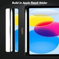 thumbnail image 3 of Flip Case for Apple iPad 11th 10th Generation 2025 2022 10.9", Pencil Holder Smart Cover Auto Sleep Wake Protective Documents Pocket Stand Snap Closure Case for iPad 11th 10th Gen 10.9 Inch, Black, 3 of 7