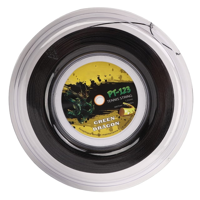 Tennis Racket String, Double Ribbed Polyester Line Tennis String Reduces Racquet Vibration for Teenager 200M