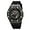 Black Golden, variant on Sport Watches with Digital World Time 50M Waterproof Watch Fashion Military Analong Stopwatch Resistant