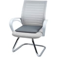 thumbnail image 3 of Square Gray Memory Foam Seat Cushion, 3 of 5