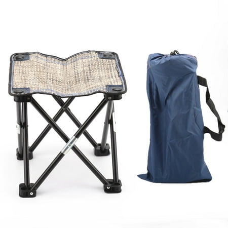 Lightweight Travel Stool Portable Folding Stool Chair with Carry Bag for Camping Fishing