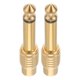 thumbnail image 1 of IDEANATEGRATE 2Ud Adaptador De Jack Para Micrófono Y Altavoces Con Y Color Dorado, 1 of 8