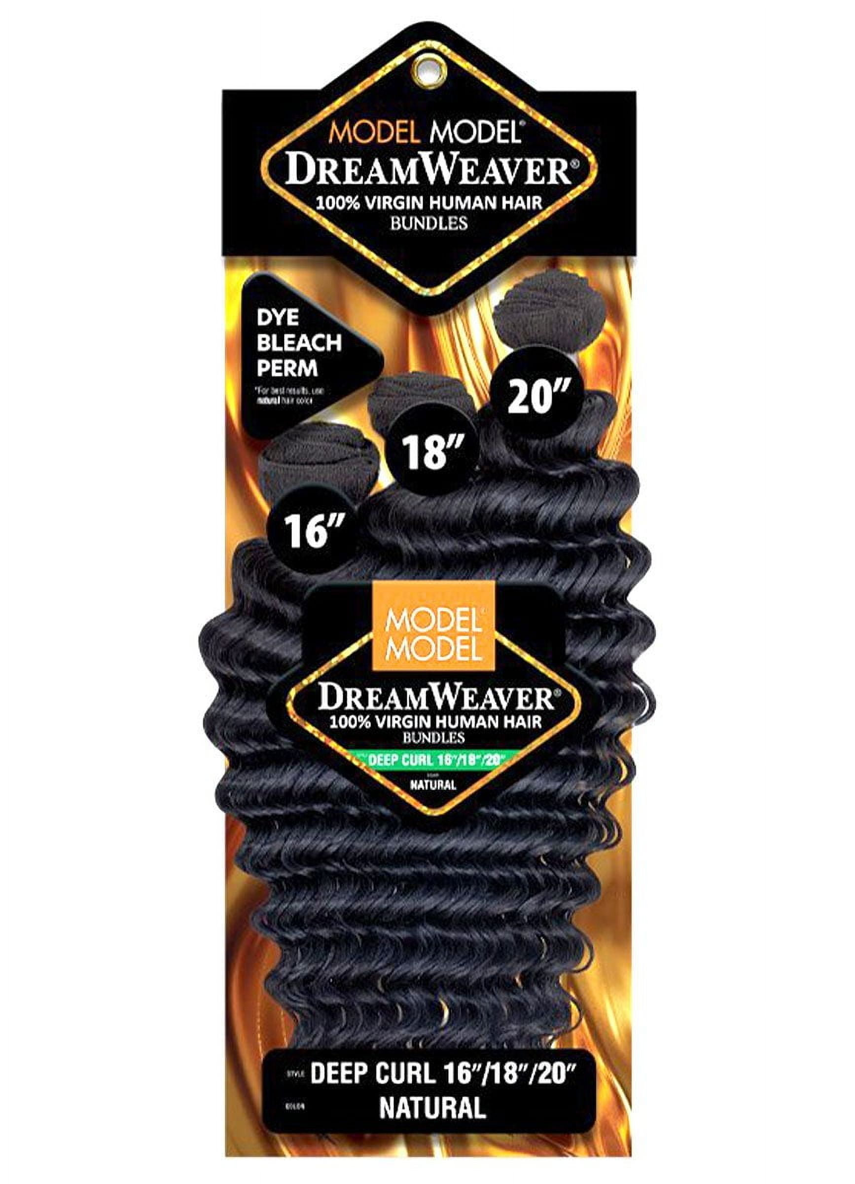Dream Weaver Deep Curl Human Hair Bundle / Natural / 16+18+20 Beauty Supply