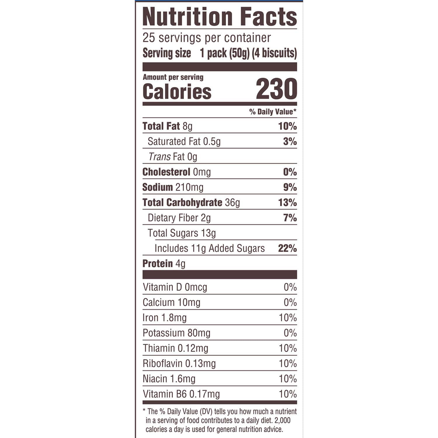 Belvita Blueberry Breakfast Biscuits, 25 Count