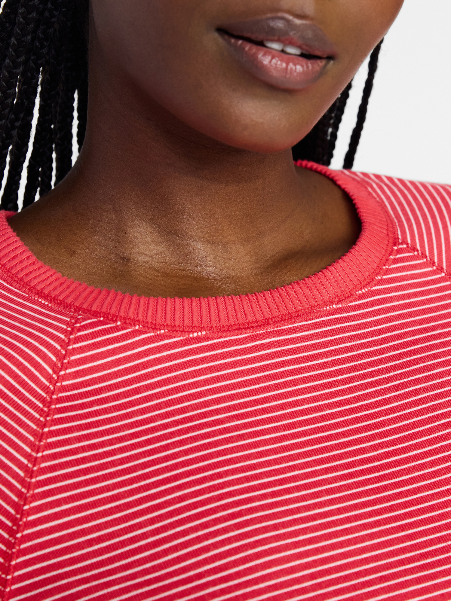 Joyspun Women's Cozy Lounge Collection Hacci Knit Long Sleeve Sleep Top, Sizes XS to 3X